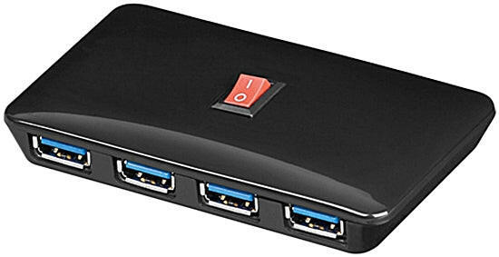 HUB 4 Portas USB 3.0 "A" c/ Int - c/ Transformador Externo-Goobay-Music Stage