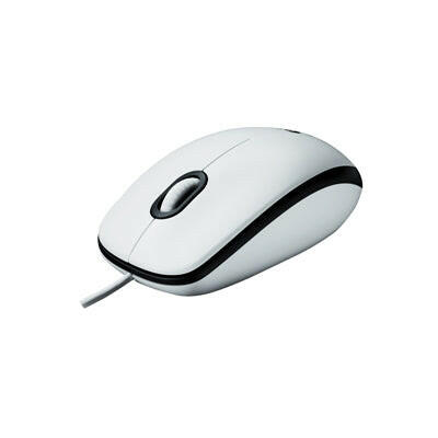 Rato Óptico USB Logitech M100 - Branco-Informatica e Multimedia-Logitech-Music Stage