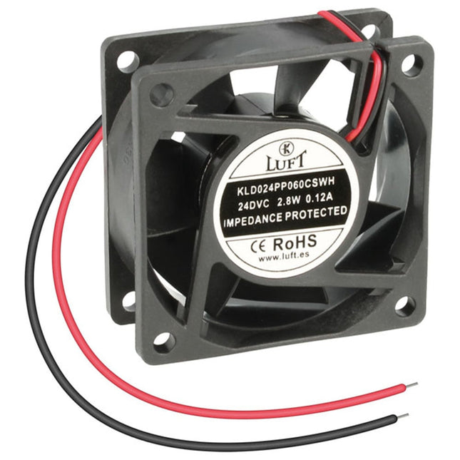 Ventilador DC24V - 60x60x25mm-Componentes eletronicos-Luft-Music Stage
