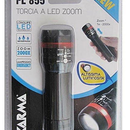 Lanterna LED c/ Zoom-Iluminacao e led-Karma-Music Stage