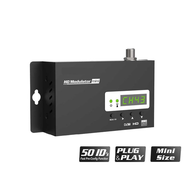 Modulador Digital MINI RF HDMI FULL HD A DVBT-T 1080P-Tv audio e video-Music Stage-Music Stage