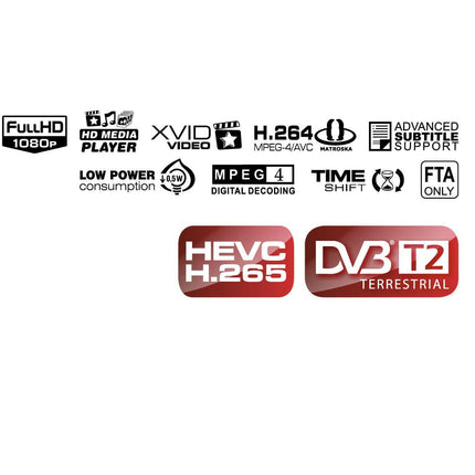 Receptor TDT - Ariva T25 c/ Gravação-Tv audio video-Ferguson-Music Stage