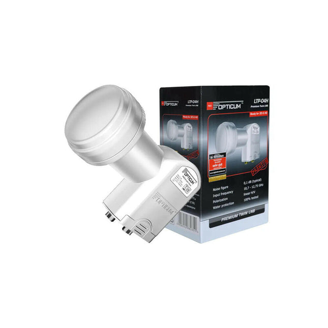 LNB 2 Saídas Universais - 0,1dB-Tv audio e video-Opticum-Music Stage