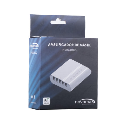 Amplificador Mastro 2xUHF 36dB LTE 5G-Tv audio e video-Novamax-Music Stage