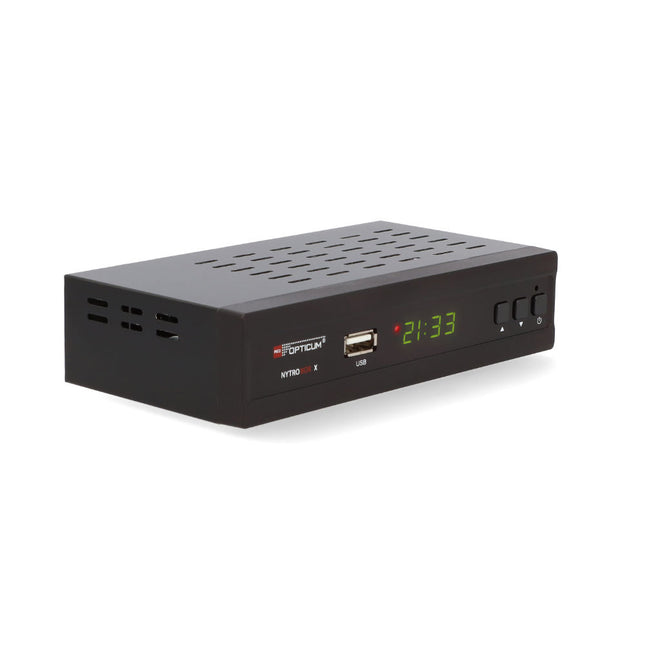 receptor tdt preto com display verde