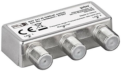 Comutador Diseqc 2.0 - 2 Entradas / 1 Saída-Tv audio video-Goobay-Music Stage