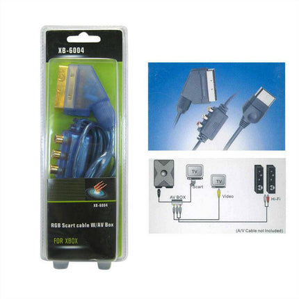 Cabo Scart Macho / RGB p/ XBOX-Fichas e cabos-SMI-Music Stage