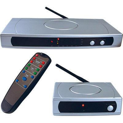 Emissor/Receptor/Comutador Audio+Vídeo+IR 5 Ent - 2,4GHz-Tv audio video-Vitecom-Music Stage