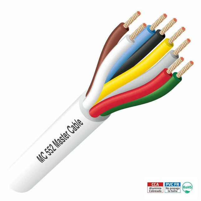 Cabo Intercomunicador Trançado 8x0,50mm² - 100m-Fichas e cabos-MasterCable-Music Stage