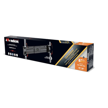 Suporte LCD/LED 50-86" Inclinável Vesa máx 600 Preto 600ST-Suportes TV-Meliconi-Music Stage