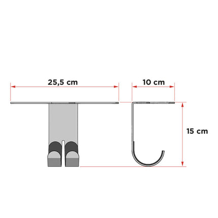 Suporte Bicicleta p/ Tecto - Roda-Casa e pessoal-Meliconi-Music Stage