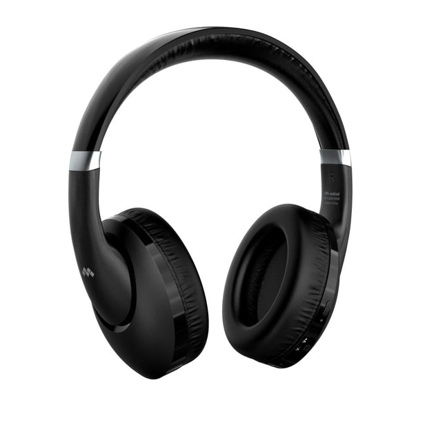 Auscultadores Bluetooth c/ Base - Preto - FLASH BASE