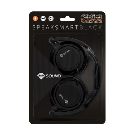 Auscultadores Ficha 3,5 Preto - SPEAK SMART FLUO-Som e luz-Meliconi-Music Stage