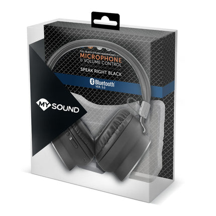 Auscultadores Bluetooth Preto - SPEAK RIGHT-Som e luz-Meliconi-Music Stage