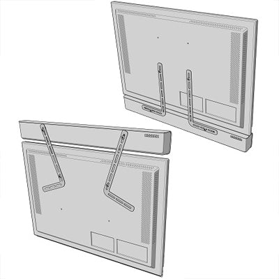 Suporte p/ Barras de Som - Sound Bar 1000-Tv audio e video-Meliconi-Music Stage