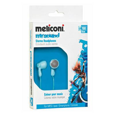 Auriculares Ficha 3,5 Azul - EP100-Som e luz-Meliconi-Music Stage