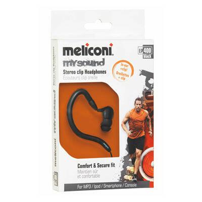 Auriculares Ficha 3,5 Preto - EP400-Som e luz-Meliconi-Music Stage