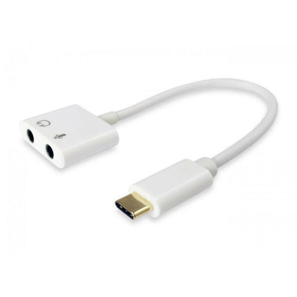 Adaptador USB-C Macho / 2×3,5 Fêmea ST-Fichas e cabos-SMI-Music Stage