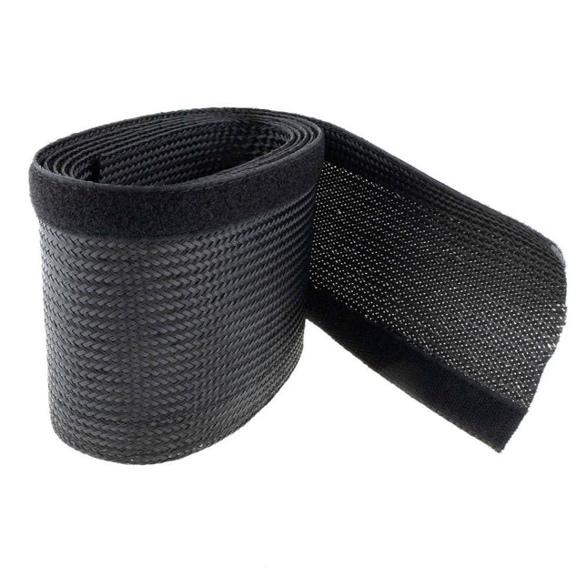 Cobertura Cabos c/ Velcro 15-20mm, 2mt - Preto-Tv audio e video-SMI-Music Stage