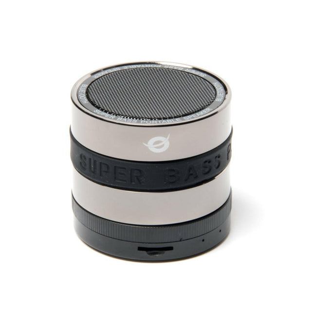 Coluna Portátil Bluetooth HOYT - Preto/Silver-Som e luz-Conceptronic-Music Stage