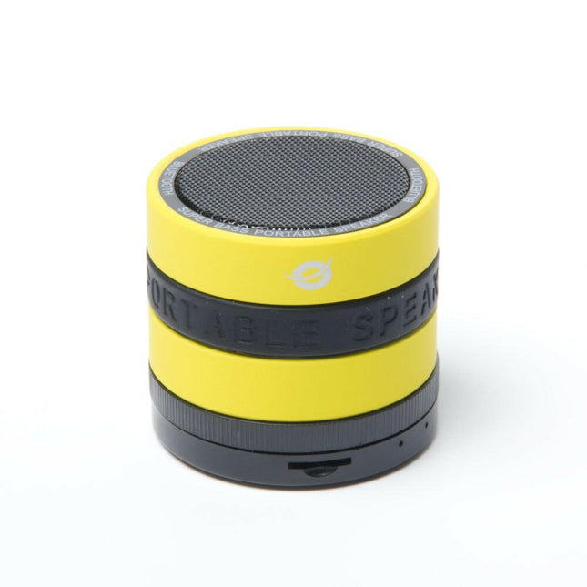 Coluna Portátil Bluetooth HOYT - Preto/Amarelo-Som e luz-Conceptronic-Music Stage