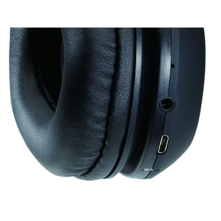 Auscultadores Bluetooth Preto-Som e luz-Conceptronic-Music Stage