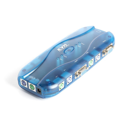 Comutador KVM VGA / PS1/PS2 - 4 Portas-Informatica e Multimedia-SMI-Music Stage