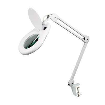 Candeeiro Bancada c/ Lupa 3 Dioptrias - Luz Branca-Apoio tacnicobricol-HQ-Music Stage