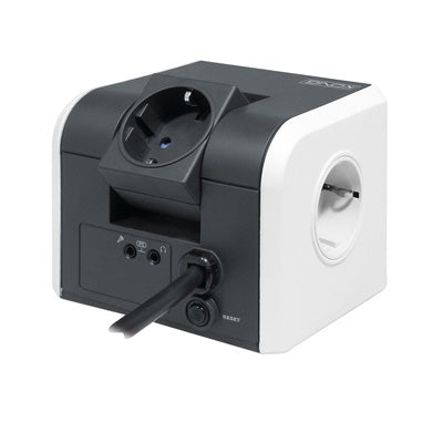 Cubo Extensor de Ligações p/ PC 220V Microfone+Auscult+USB-Informatica e Multimedia-Konig-Music Stage