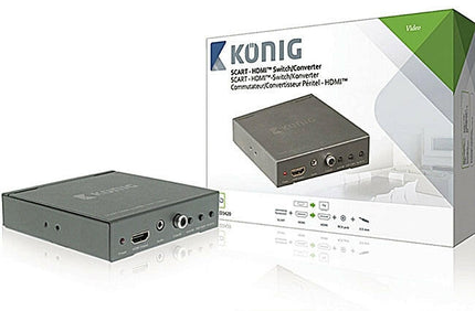 Conversor Scart > HDMI c/ Comutador Scart/HDMI-Tv audio video-Konig-Music Stage