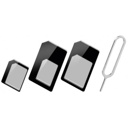Adaptador Cartão SIM 3 em 1 - Nano/Micro/Padrão SIM-Informatica e Multimedia-Goobay-Music Stage