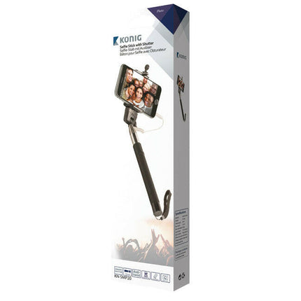 Suporte Bastão Extensível p/Câmara/Smart c/Obturador-Selfies-Informatica e Multimedia-Konig-Music Stage