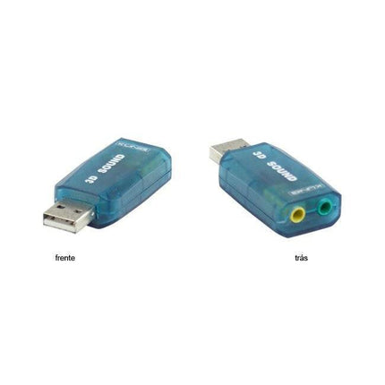 Placa de Som Externa USB 5.1-Informatica e Multimedia-Konig-Music Stage