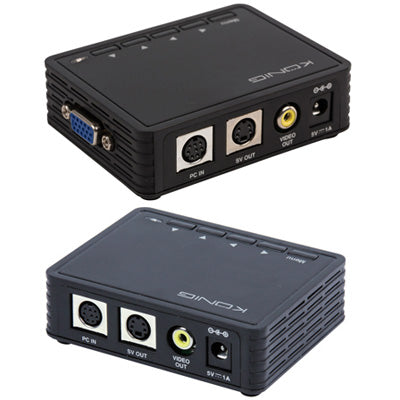 Conversor VGA > TV - SVídeo+VídeoComposto+VGA-Tv audio video-Konig-Music Stage