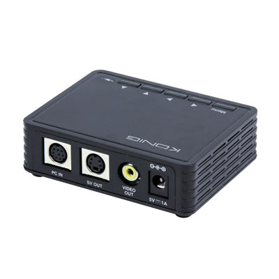 Conversor VGA > TV - SVídeo+VídeoComposto+VGA-Tv audio video-Konig-Music Stage