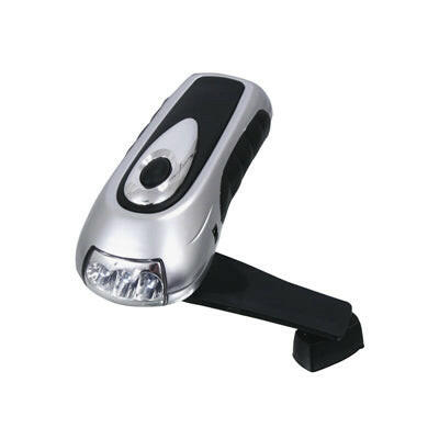 Lanterna LED 3 Leds c/ Dínamo-Iluminacao e led-HQ-Music Stage