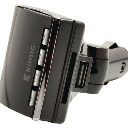 Emissor FM c/ Comando - c/ Ficha Isqueiro-Informatica e Multimedia-Konig-Music Stage