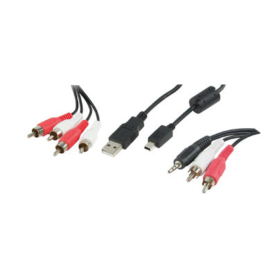 Conversor Audio Analógico (RCA) > Audio Digital (3,5 ST)-Tv audio video-Konig-Music Stage