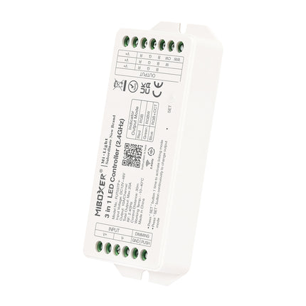 Controlador 2,4GHz p/ Fita LED RGB, W, WW-LED - Fitas e Módulos-Music Stage-Music Stage