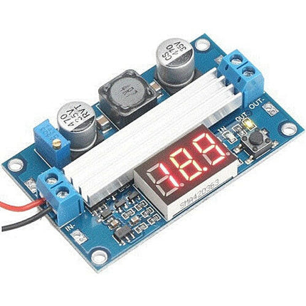 Módulo Alimentação Ajustável DC 3~35VDC 6A-c/Display-LTC1871-Robotica e prototipagem-Funduino-Music Stage