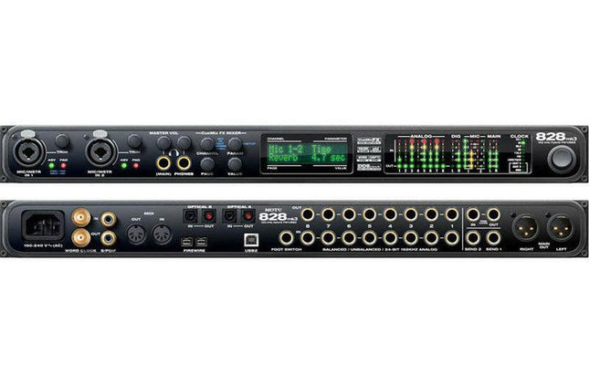 Motu 828 MKIII HYBRID-Interface de Audio-Motu-Temporariamente Esgotado-Music Stage