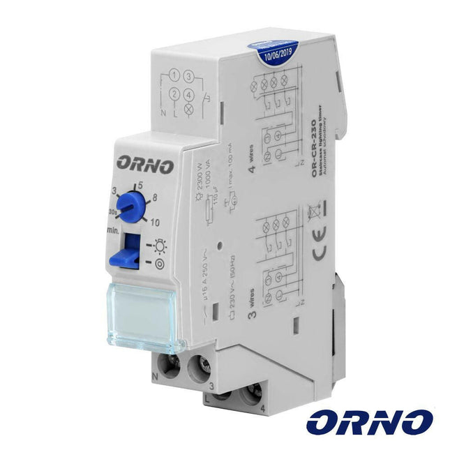 Automático de Escada AC 230V 16A-Electricidade-Orno-Music Stage
