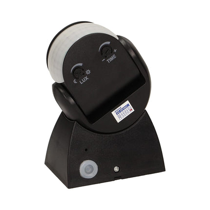 Sensor Movimento PIR 180° IP65 - Preto