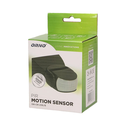 Sensor Movimento PIR 180° IP65 - Preto