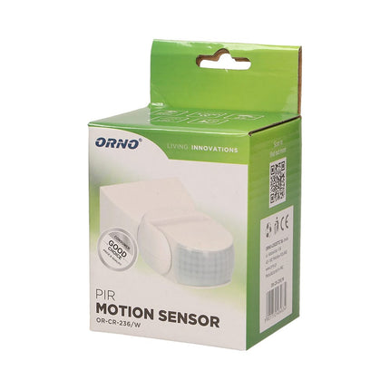 Sensor Movimento PIR 180° IP65 - Branco-Vigilancia e Seguranca-Orno-Music Stage