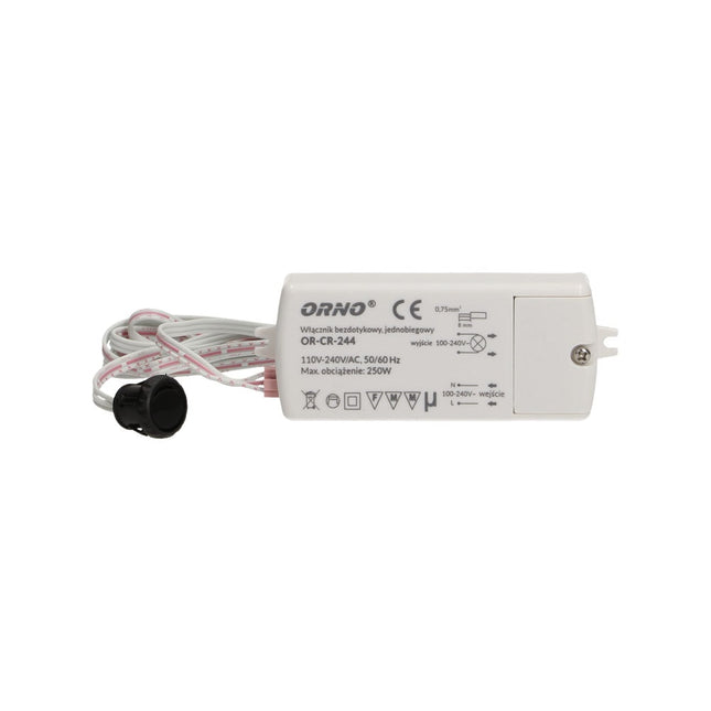 Interruptor Sensor Movimento AC230V 250W-Electricidade-Orno-Music Stage