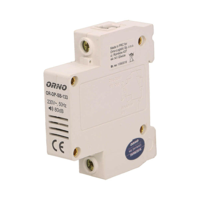 Campainha Electromecanica p/ Calha DIN AC230V-Electricidade-Orno-Music Stage