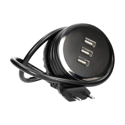 Módulo USB Painel 3x USB 2,4A-Electricidade-Orno-Music Stage