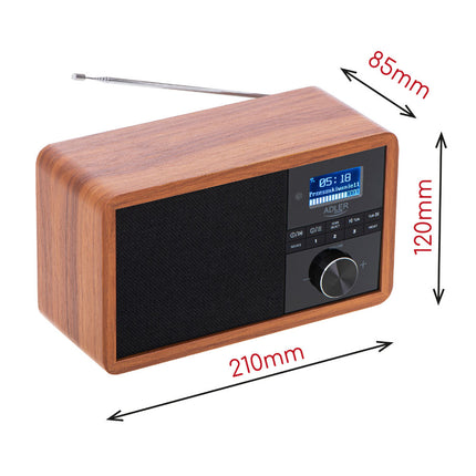 Radio FM DAB c/ Bluetooth-Pequenos Domesticos-ADLER-Music Stage