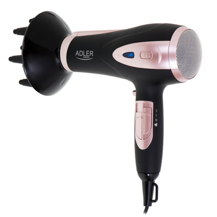 Secador de Cabelo Iónico - 2200W - Preto-Pequenos Domesticos-Adler-Music Stage